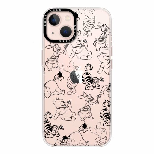 Black Winnie & Friends Premium Phone Case