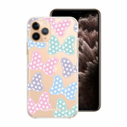 Pastel Minnie Bow Pattern Phone Case