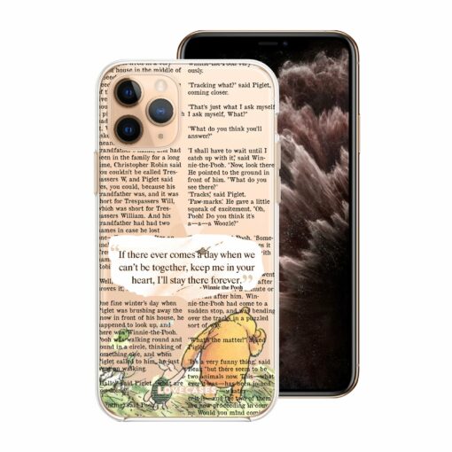 Vintage Winnie The Pooh Book Page Phone Case