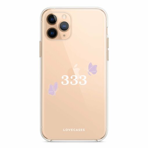 White 333 Phone Case