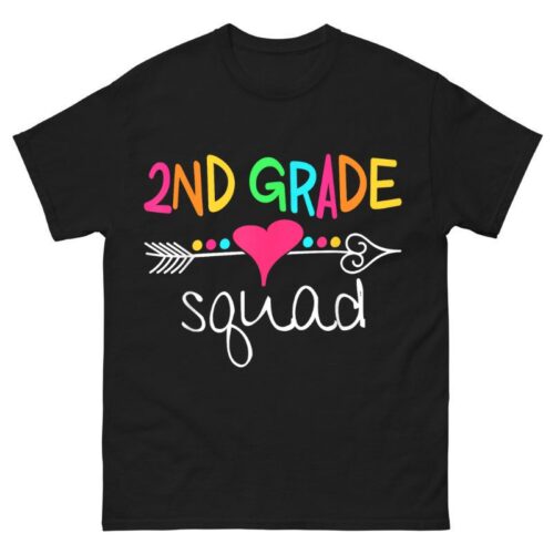 2nd Grade Squad Back To School Shirt