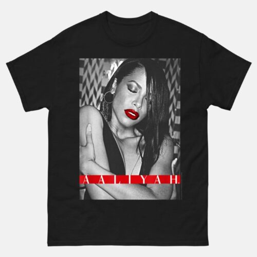 Aaliyah Red Lips Shirt