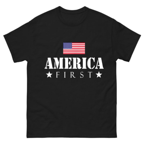 America First Trump 2024 America First, 4th July Day Shirt