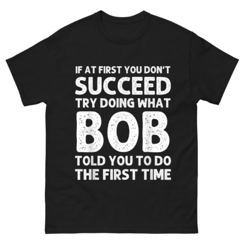BOB Gift Name Personalized Birthday Shirt