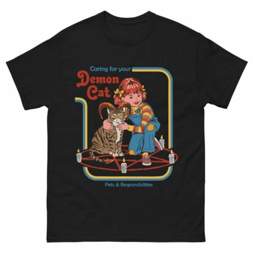 Caring For Your Demon Cat Shirt