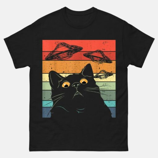 Cat UFO shirt