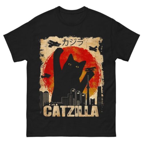Catzilla Black Cat Shirt