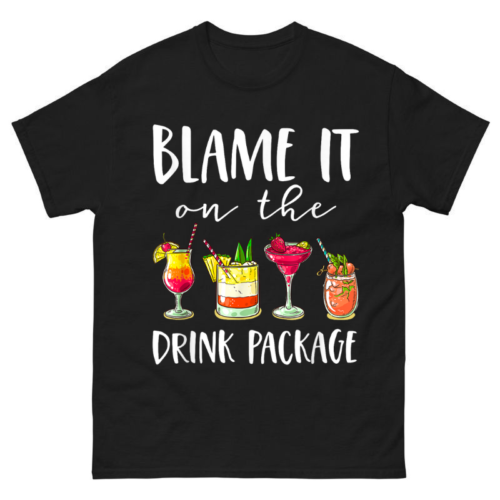 Cruise Blame It On The Drink Package shirt