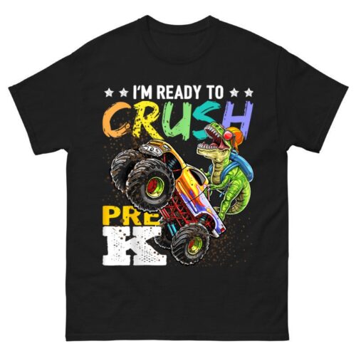 Crush Pre-K Dinosaur Monster Truck Shirt