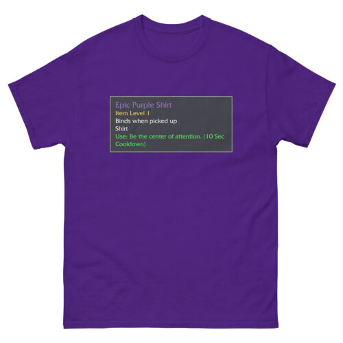 Epic Purple Shirt Essential Shirt