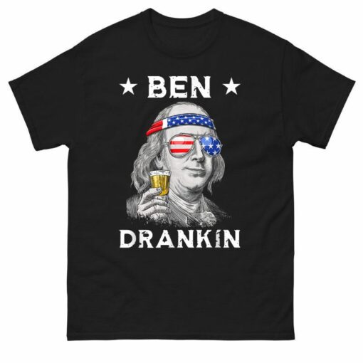 Funny 4th of July Ben Drankin Patriotic Shirt