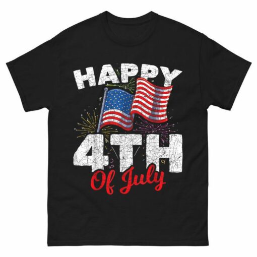 Happy 4th Of July Patriotic American Flag Shirt