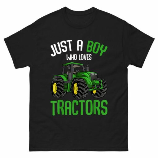 Just A Boy Who Loves Tractors Shirt