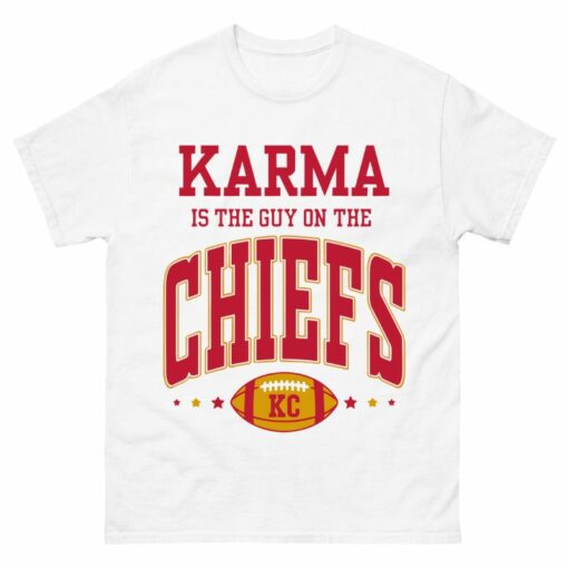 Karma is the guy on the chiefs Shirt