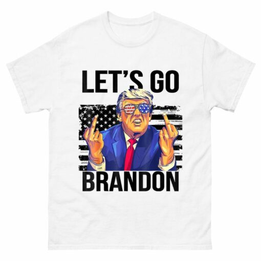 Let’s Go Brandon Trump 2024 Middle Finger Shirt