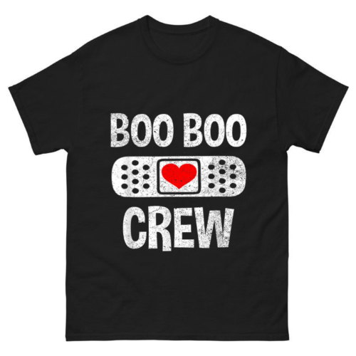 Nurse Ghost Boo Crew Halloween Shirt