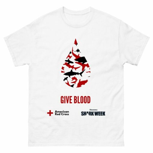 Red Cross Shark Week Shirt