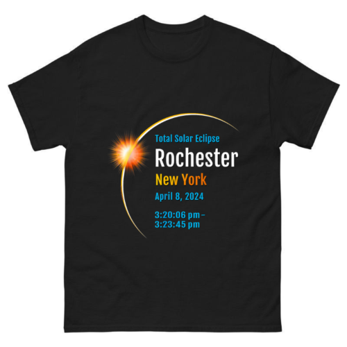 Rochester New York NY Total Solar Eclipse 2024 Shirt