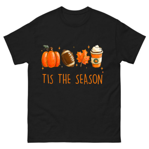 Tis the season autumn football pumpkin Shirt