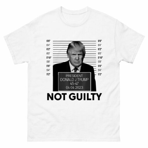 Trump Not Guilty Supporter Shirt