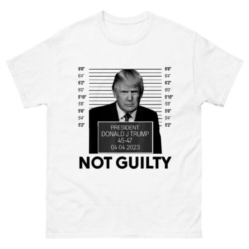Trump Not Guilty Supporter Shirt