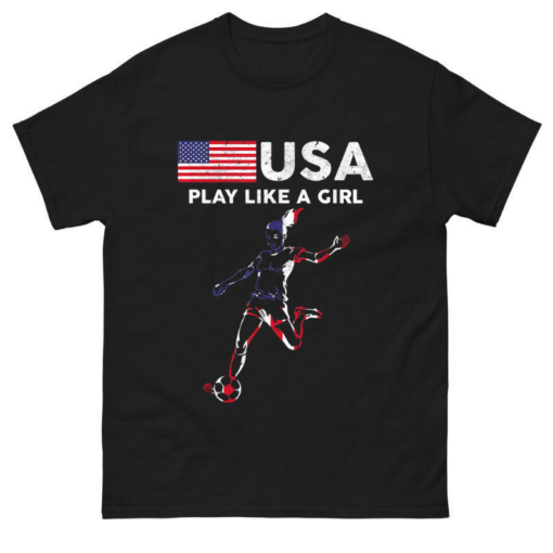 USA Play Like a Girl Soccer Shirt
