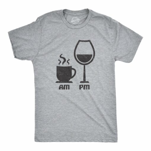 AM Coffee PM Wine Men’s Tshirt