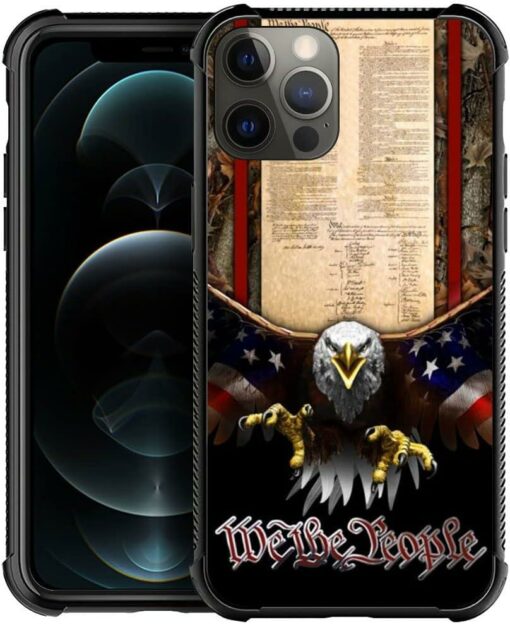 American Flag Phone Case We The People Eagle