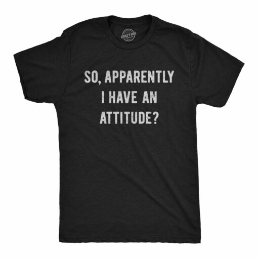 Apparently I Have An Attitude Men’s Tshirt