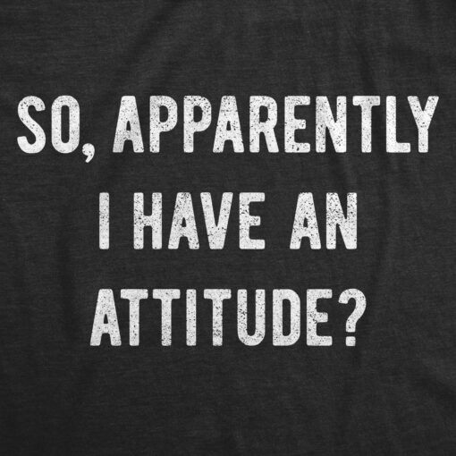 Apparently I Have An Attitude Men’s Tshirt