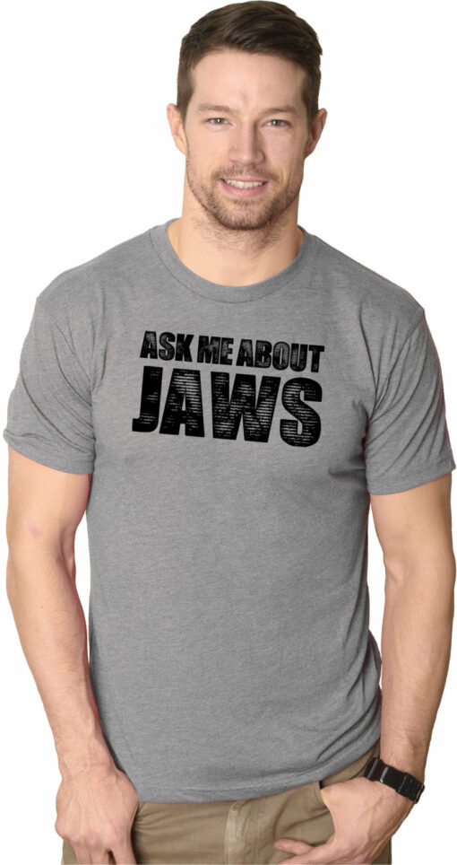 Ask Me About Jaws Men’s Tshirt