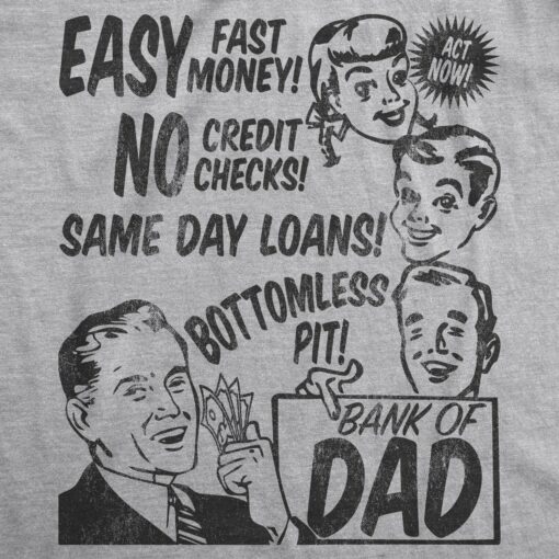 Bank Of Dad Men’s Tshirt