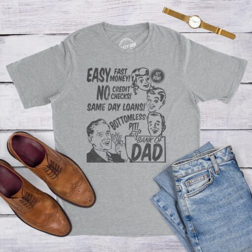 Bank Of Dad Men’s Tshirt