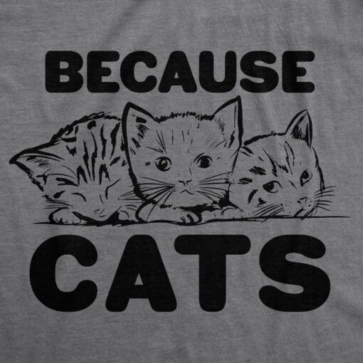 Because Cats Men’s Tshirt