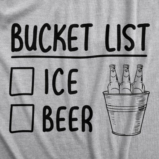 Bucket List Men’s Tshirt