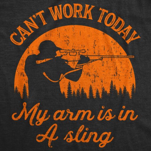 Can’t Work Today My Arm Is In A Sling Men’s Tshirt