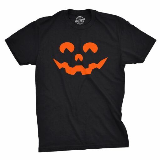 Cartoon Eyes Pumpkin Face Men’s Tshirt