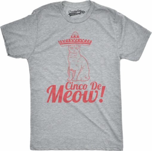 Cinco De Meow Men’s Tshirt