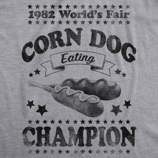 Corn Dog Eating Champion 1982 Men’s Tshirt