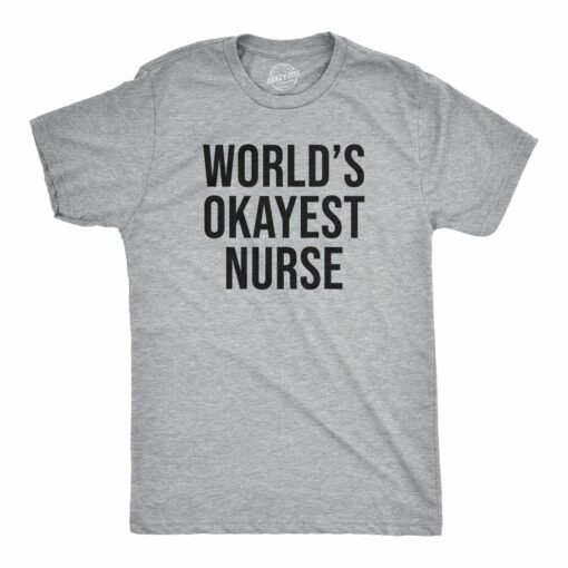 Coronavirus World’s Okayest Nurse Quarantine COVID-19 Men’s Tshirt