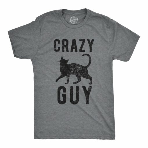 Crazy Cat Guy Men’s Tshirt