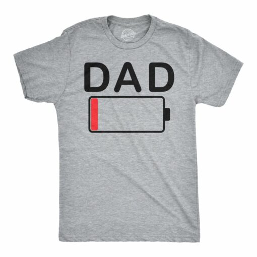 Dad Battery Low Men’s Tshirt