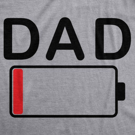 Dad Battery Low Men’s Tshirt