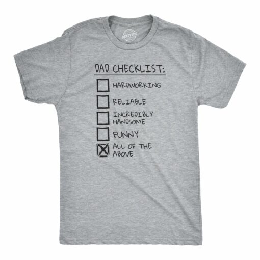 Dad Checklist Men’s Tshirt