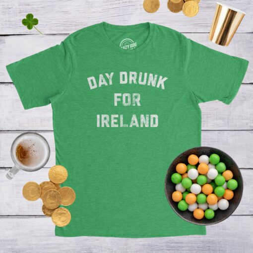 Day Drunk For Ireland Men’s Tshirt