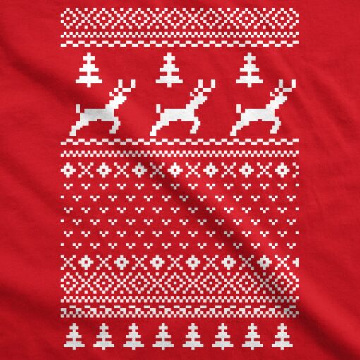 Deer Hunt Ugly Christmas Sweater Men’s Tshirt