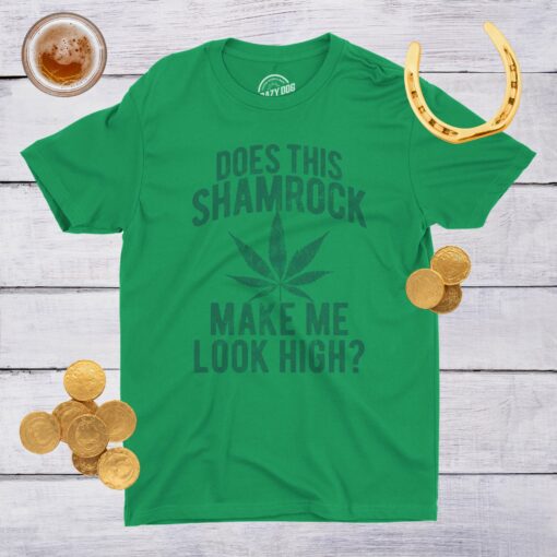 Does This Shamrock Makee Me Look High Men’s Tshirt