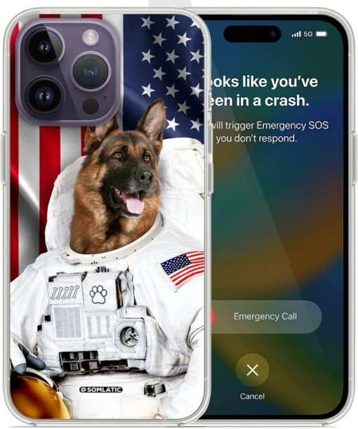 Dog On Phone Case Astronaut Dog