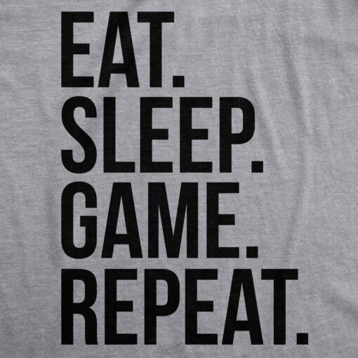 Eat Sleep Game Repeat Men’s Tshirt