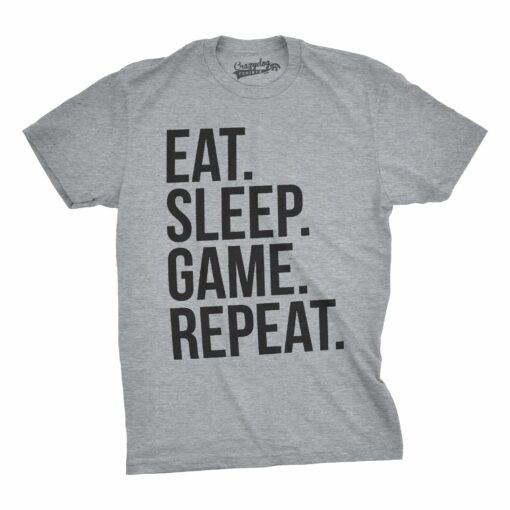 Eat Sleep Game Repeat Men’s Tshirt